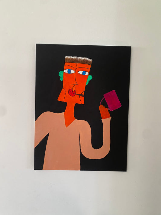 Man & mug